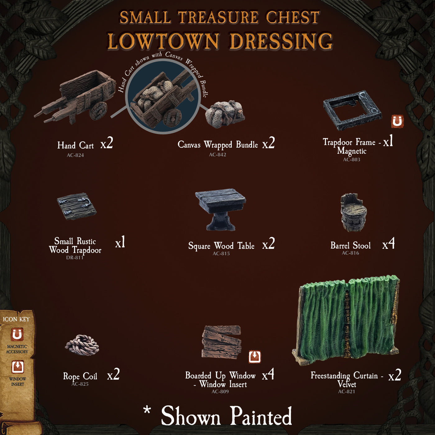 Small Treasure Chest - Lowtown Dressing (Unpainted)