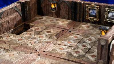 Rustic Wood Core - 4x4 Parquet Floors (Unpainted)