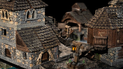 Fieldstone Core - Cathedral Walls & Posts (Unpainted)