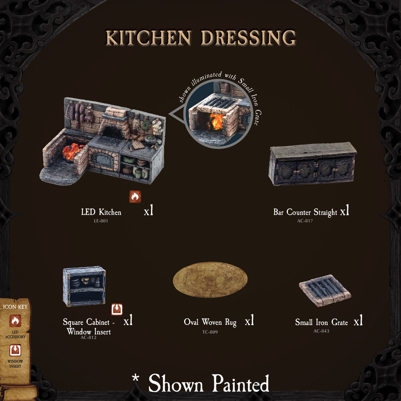 Lowtown Kitchen Dressing (Unpainted)