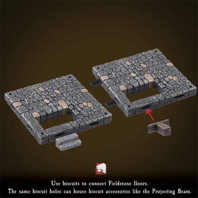 Fieldstone Core - 4x4 Floors Remastered (Unpainted)