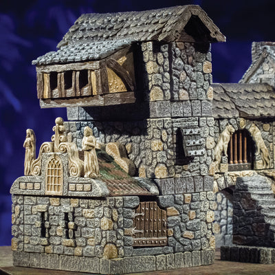 Fieldstone Core - Fortified Walls & Posts (Unpainted)