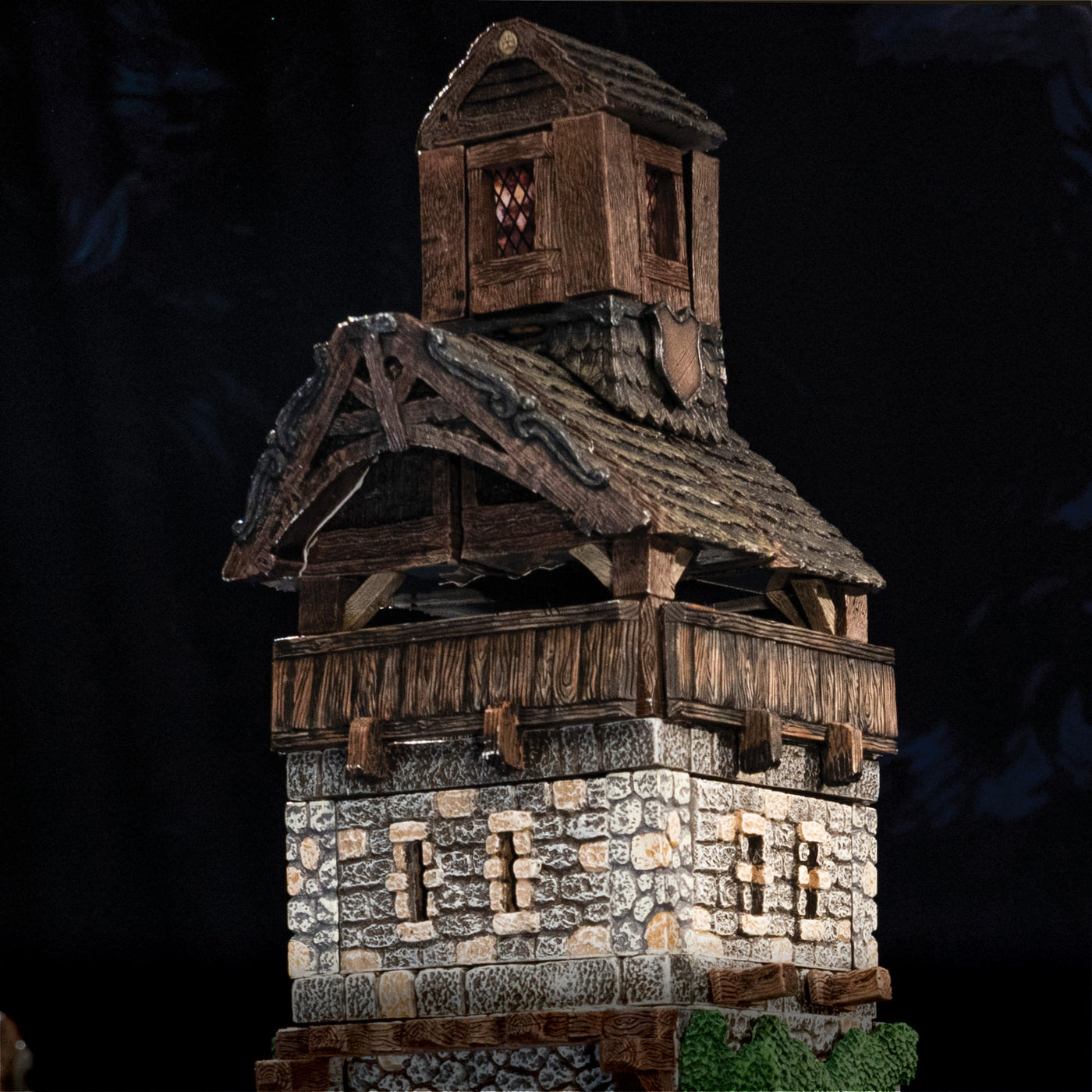 Modular Roof - Rustic Steeple - Dark (Unpainted)