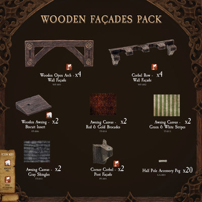 Wooden Facades Pack (Painted)