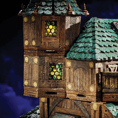 Rustic Wood - The Poet's Nook w/ Green Roof (Painted)