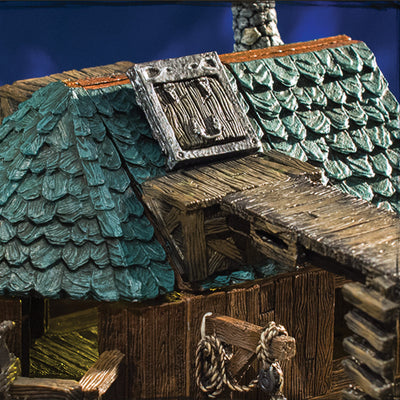 Modular Roof - Straight Roof - Green (Painted)