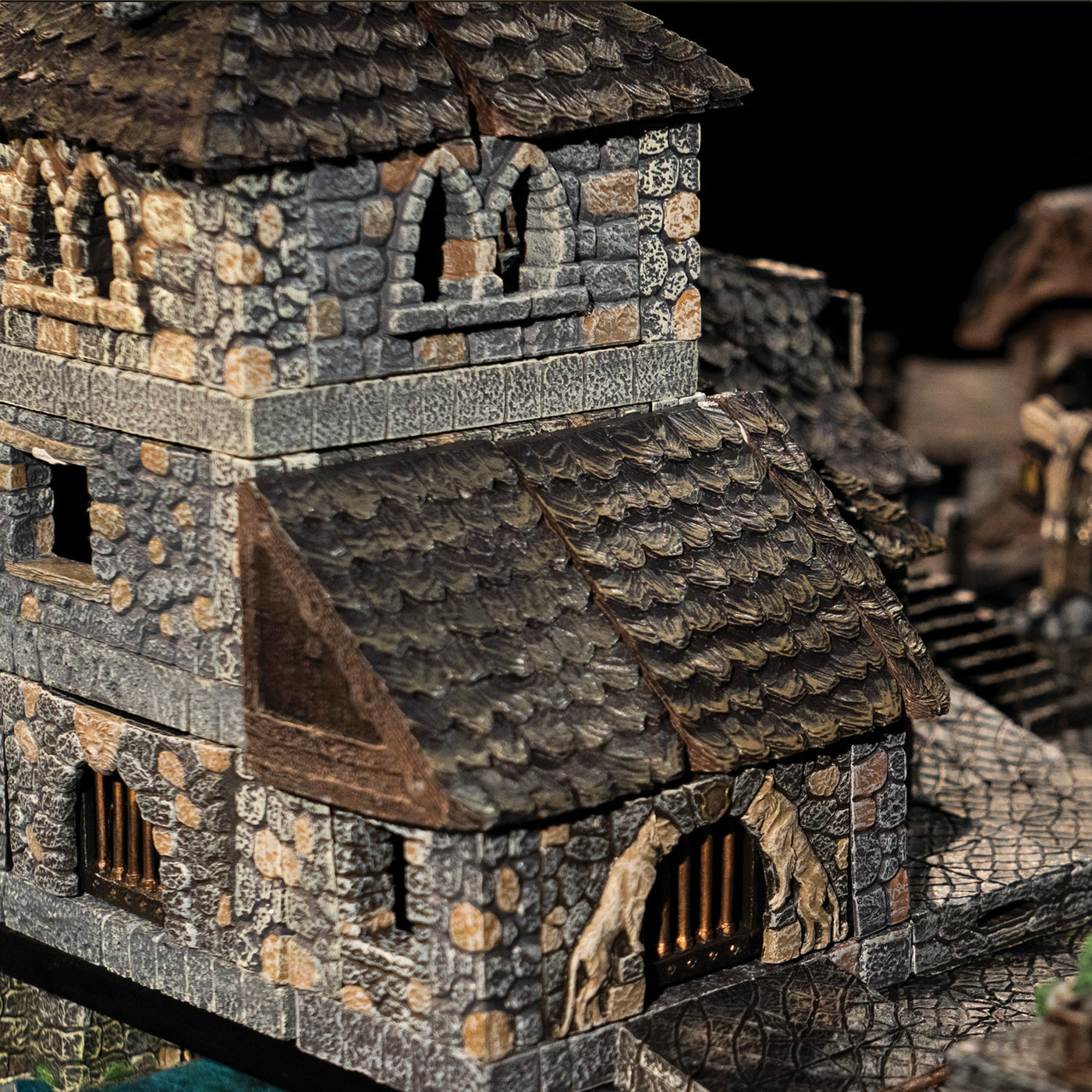 Fieldstone Core - Cathedral Walls & Posts (Painted)