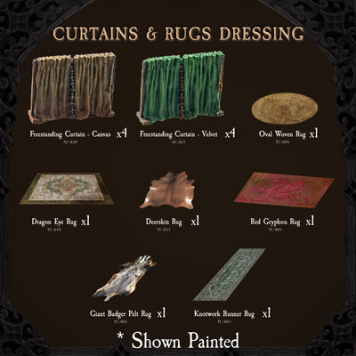 Curtains & Rugs Dressing (Unpainted)