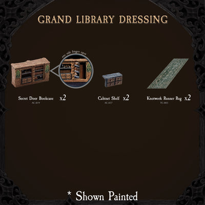 Grand Library Dressing (Unpainted)