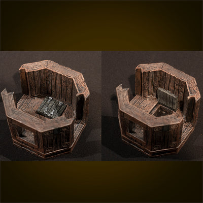 Rustic Wood - Tower Extensions (Unpainted)