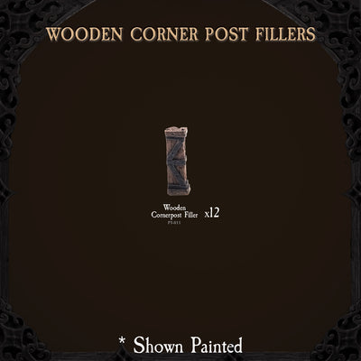 Wooden Corner Post Fillers (Unpainted)