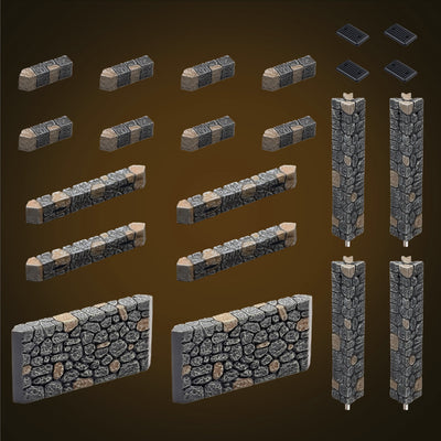 Fieldstone - Wall Spacers (Unpainted)