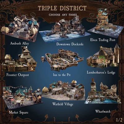 Triple District (Painted)