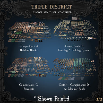 Triple District (Unpainted)