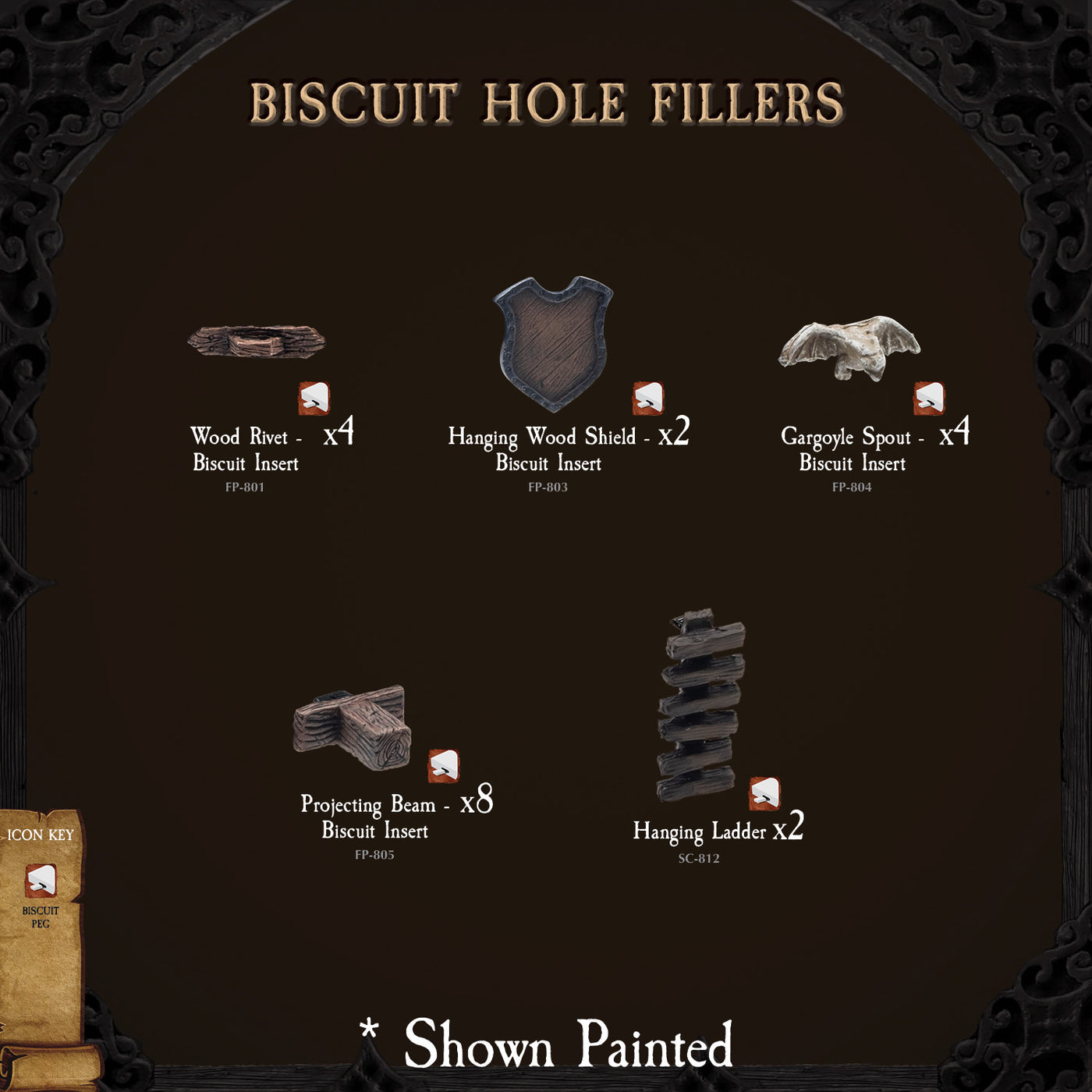 Lowtown Biscuit Hole Fillers (Unpainted)