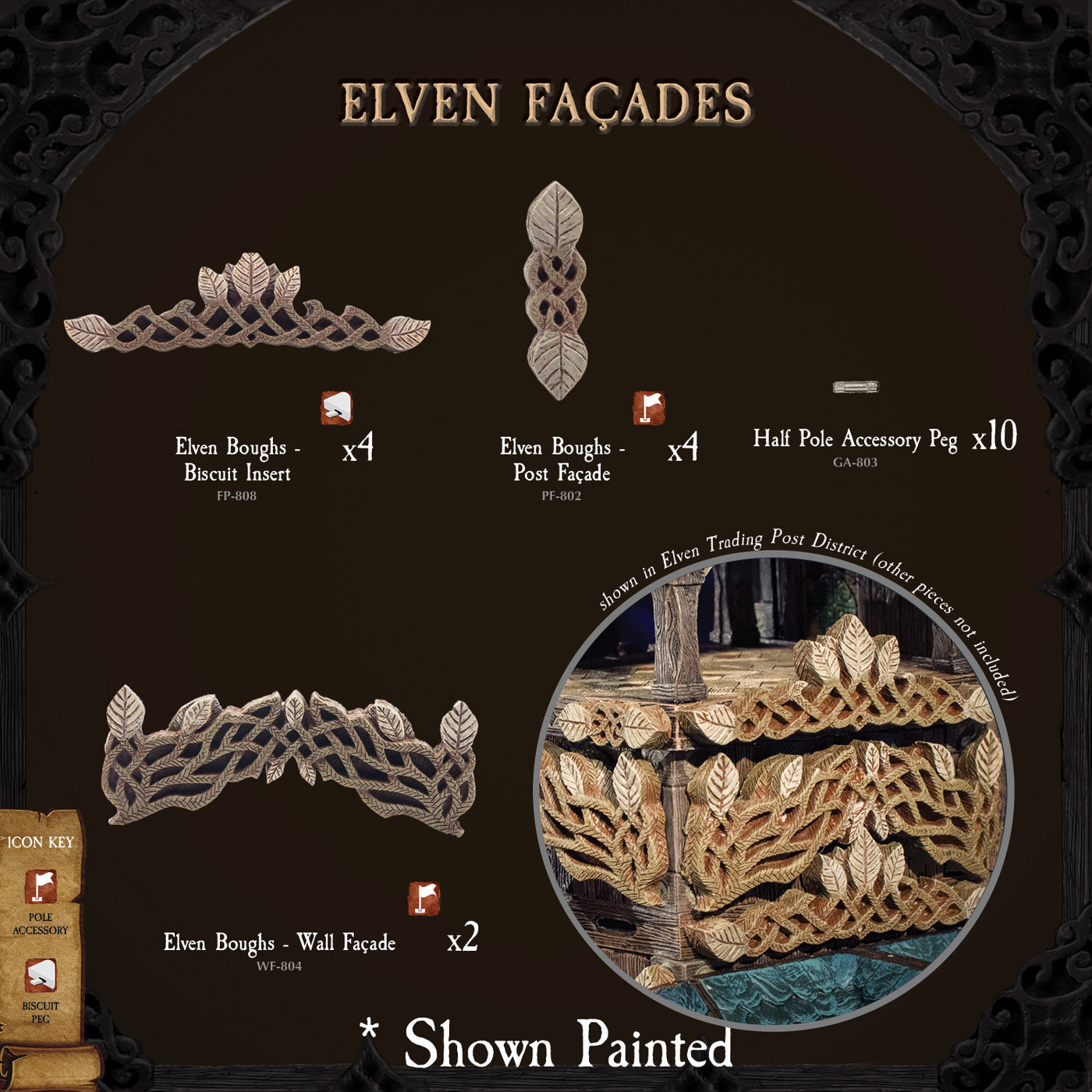Elven Facades Pack (Unpainted)