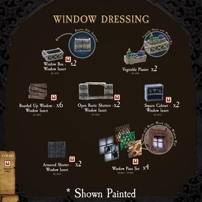 Lowtown Window Dressing (Unpainted)