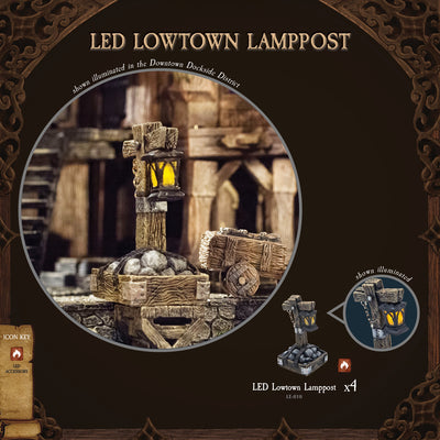 LED Lowtown Lamppost (Painted)