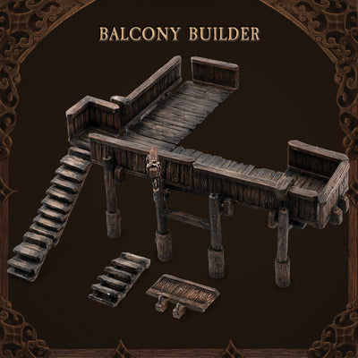 Scaffolding - Balcony Builder (Painted)