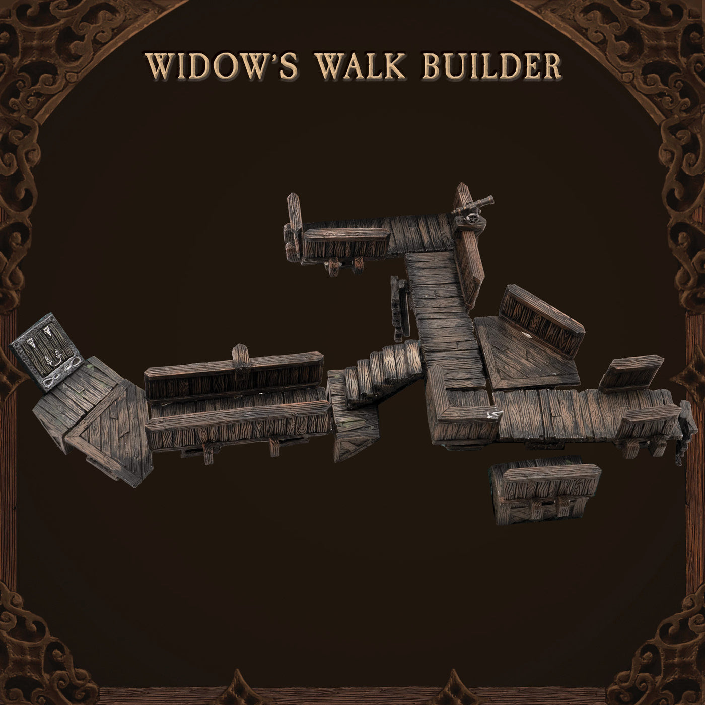 Scaffolding - Widow's Walk Builder (Painted)
