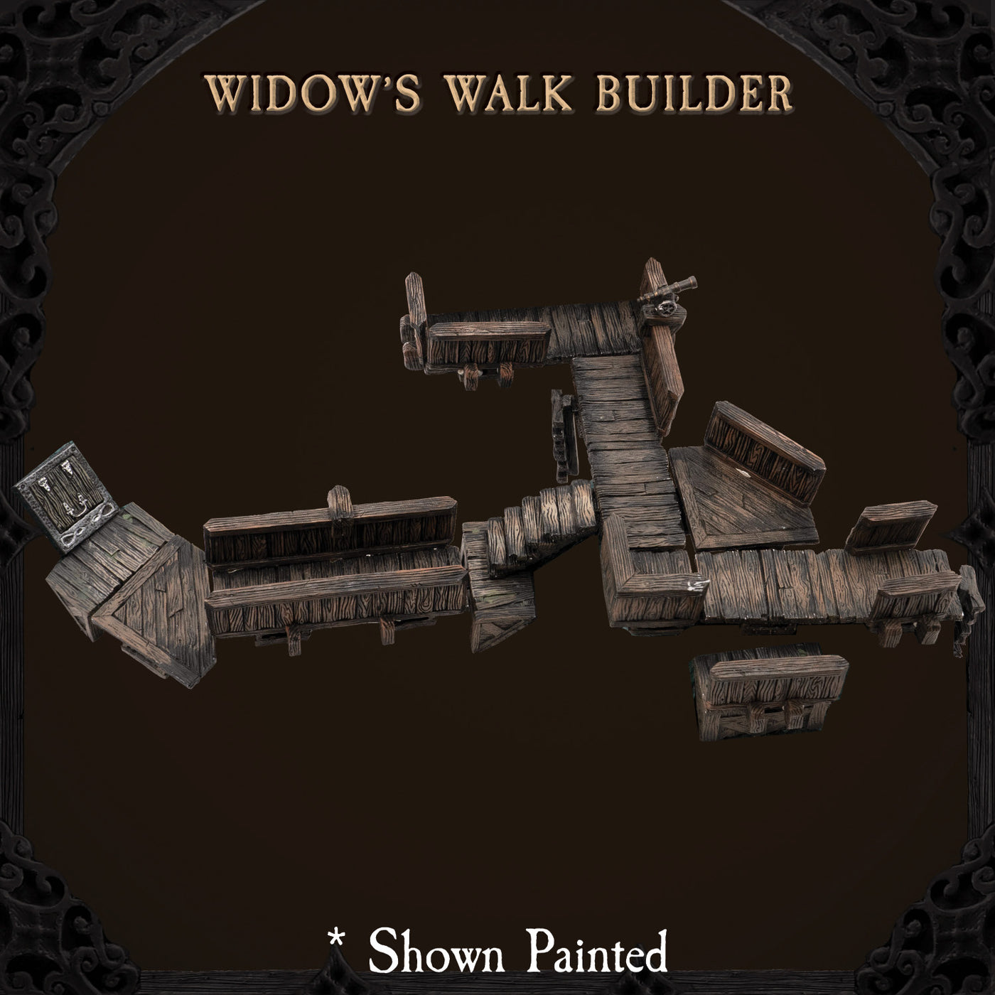 Scaffolding - Widow's Walk Builder (Unpainted)