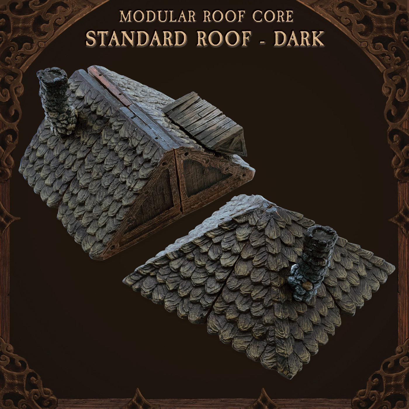 Modular Roof Core - Standard Roof - Dark (Painted)