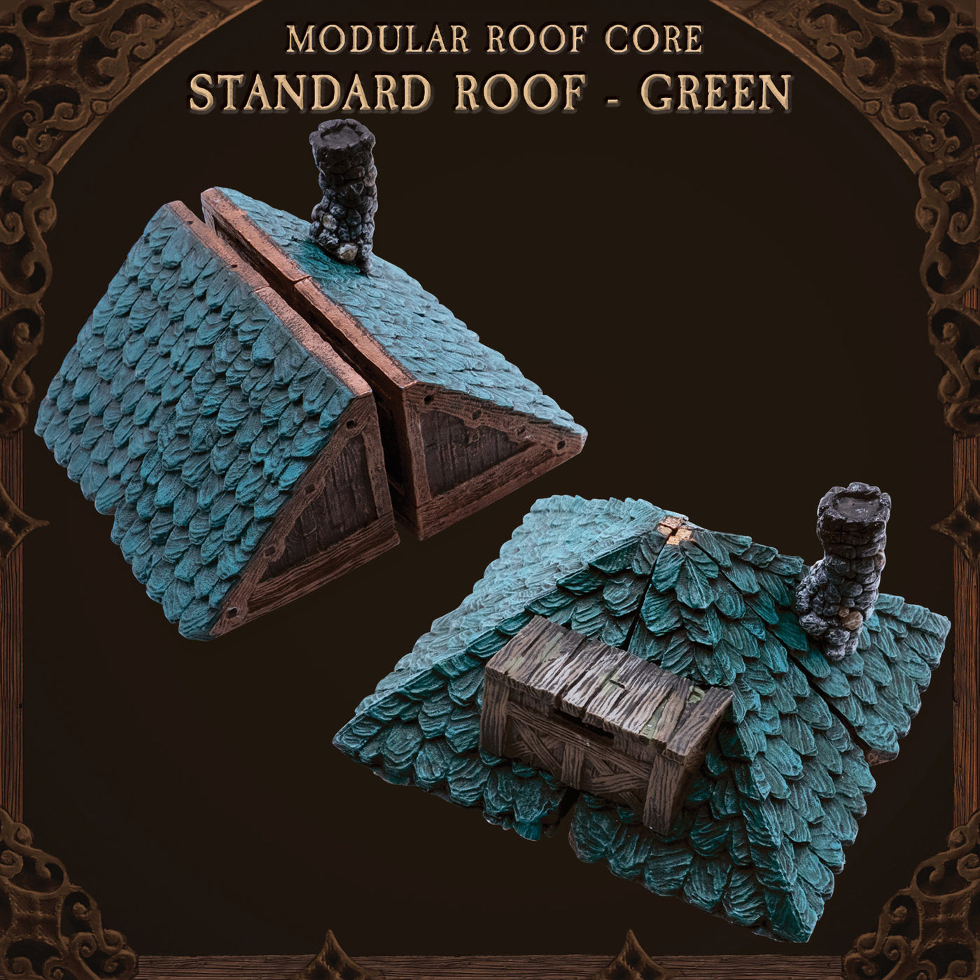 Modular Roof Core - Standard Roof - Green (Painted)