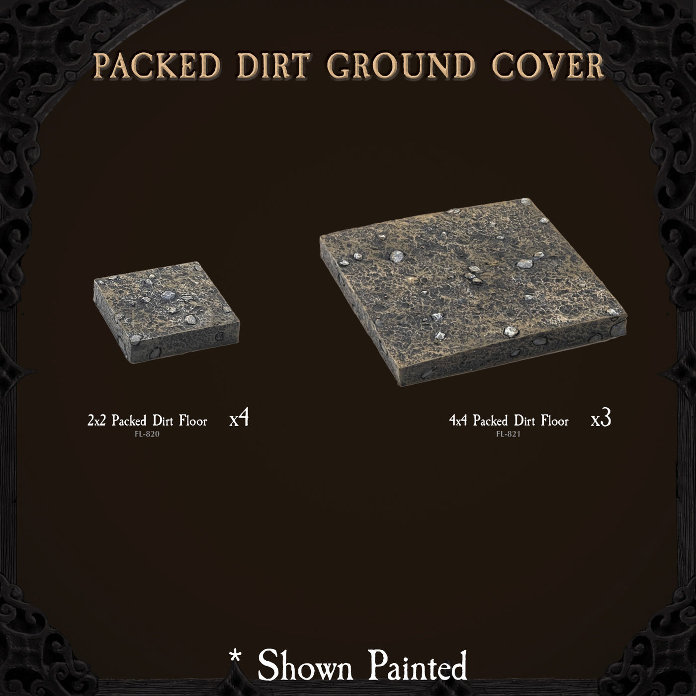 Packed Dirt Ground Cover (Unpainted)