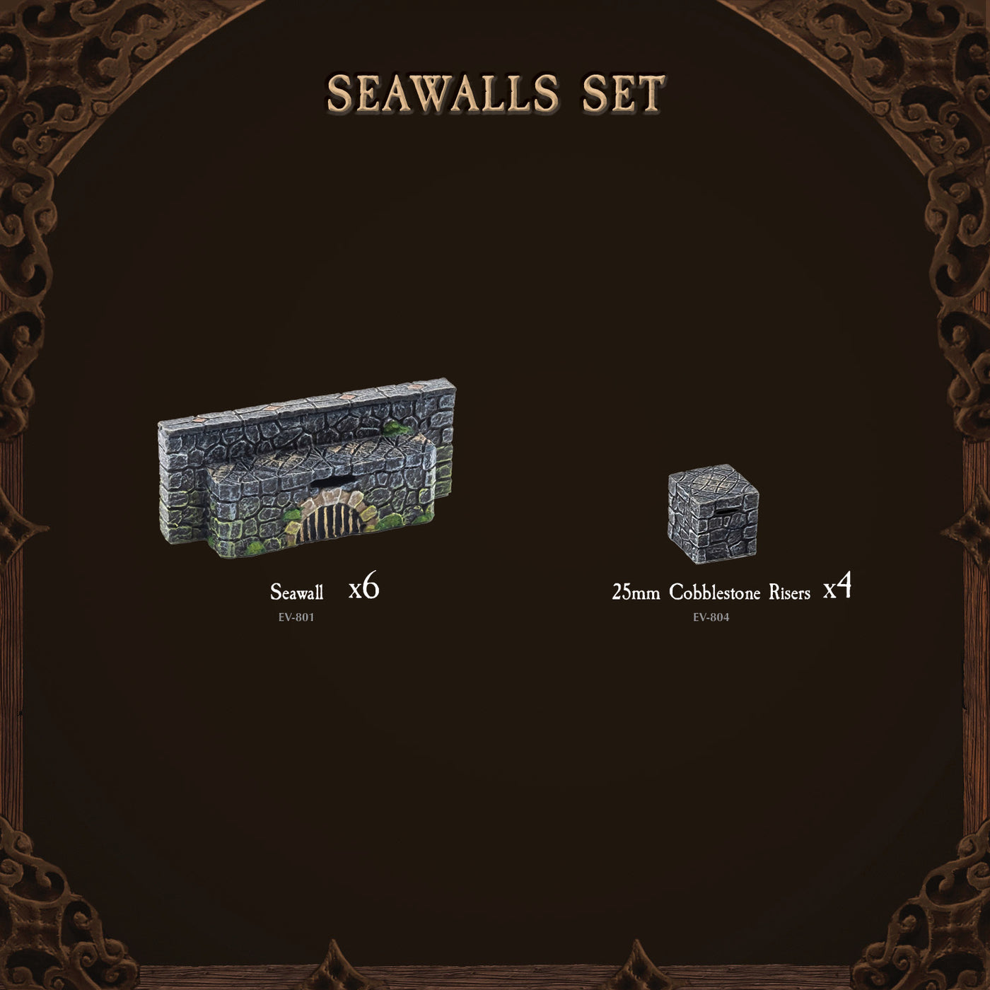 Seawalls Set (Painted)