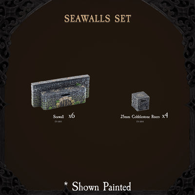 Seawalls Set (Unpainted)