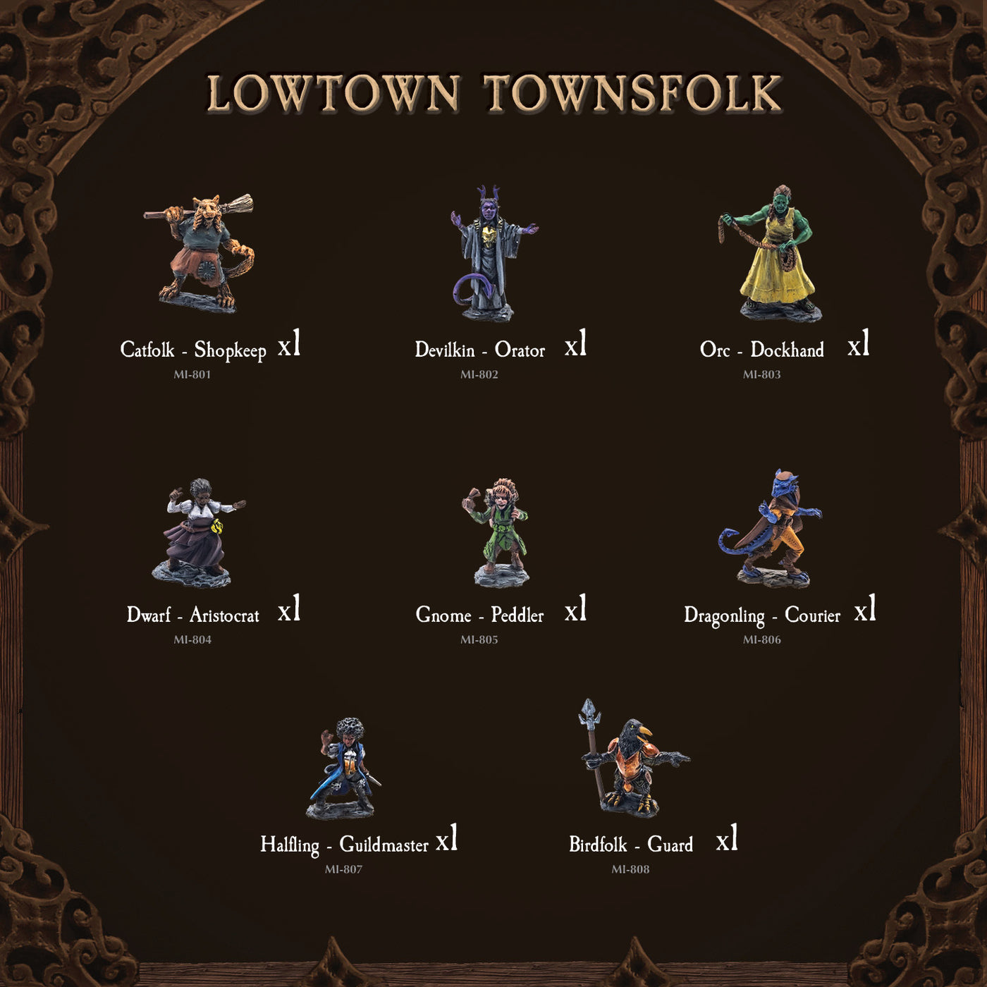 Lowtown Townsfolk (Painted)