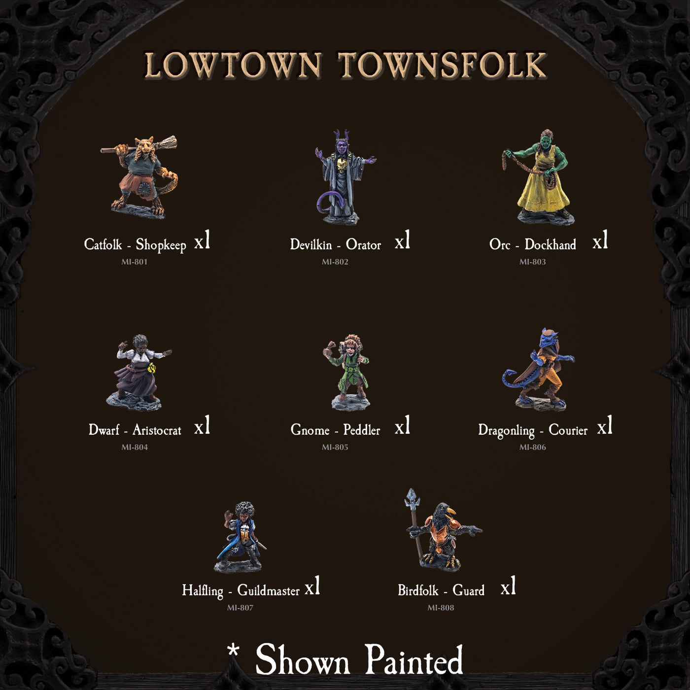 Lowtown Townsfolk (Unpainted)