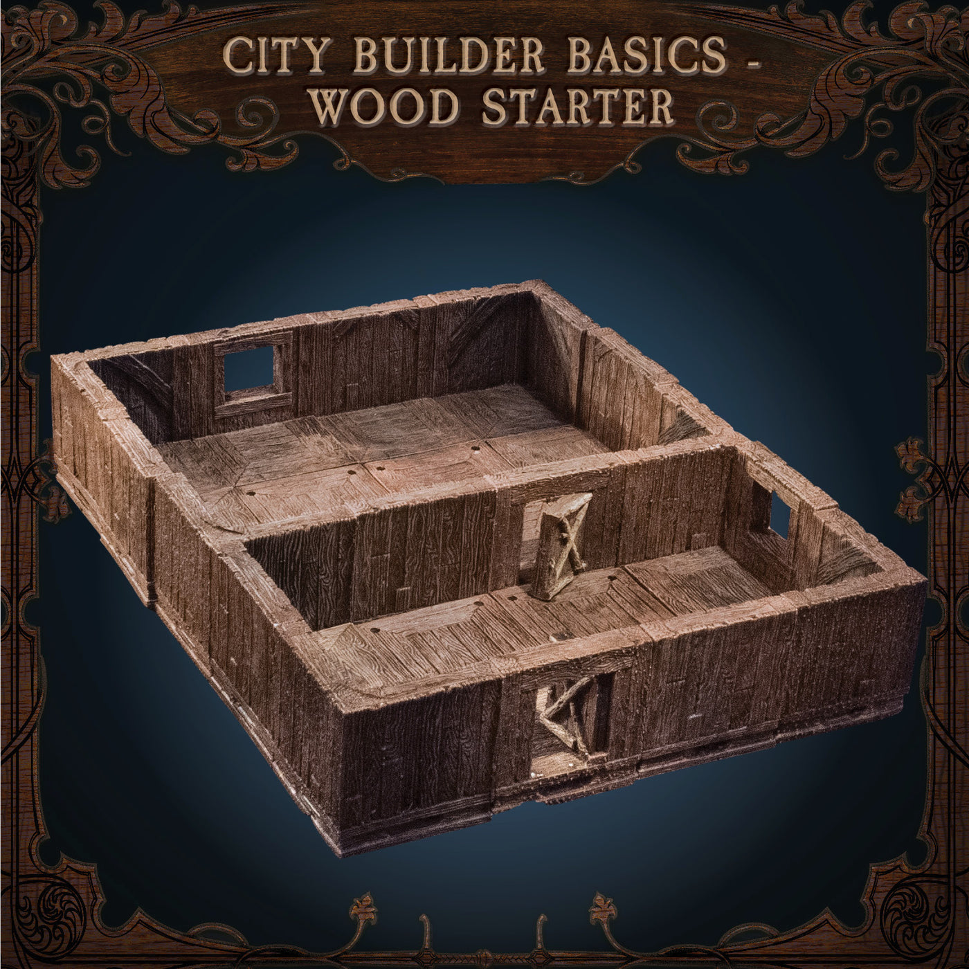 City Builder Basics - Wood Starter (Painted)
