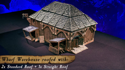 Modular Roof - Straight Roof - Green (Painted)