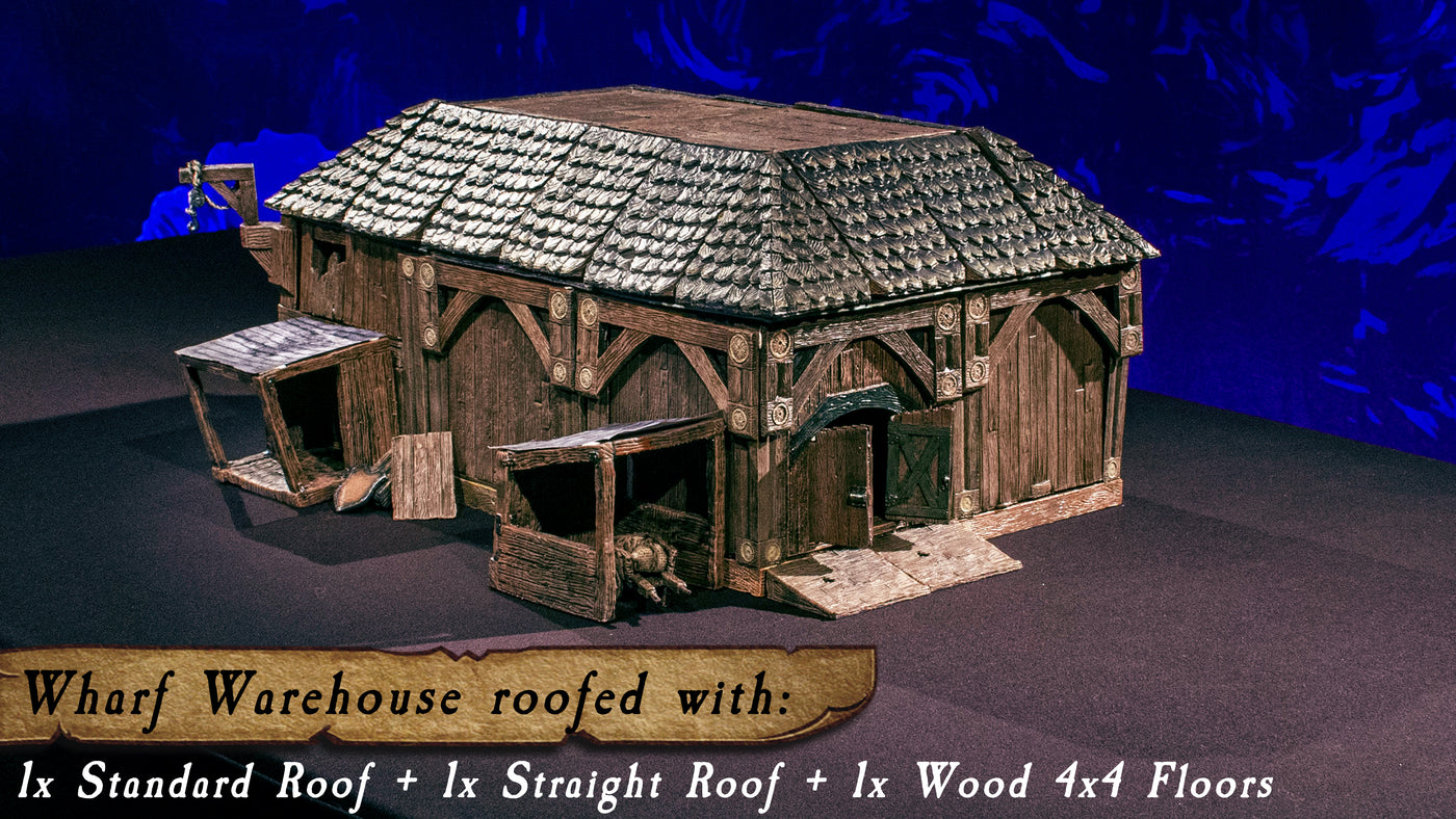 Modular Roof - Straight Roof - Dark (Unpainted)