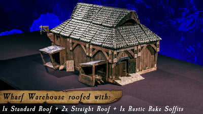 Modular Roof - Straight Roof - Green (Painted)
