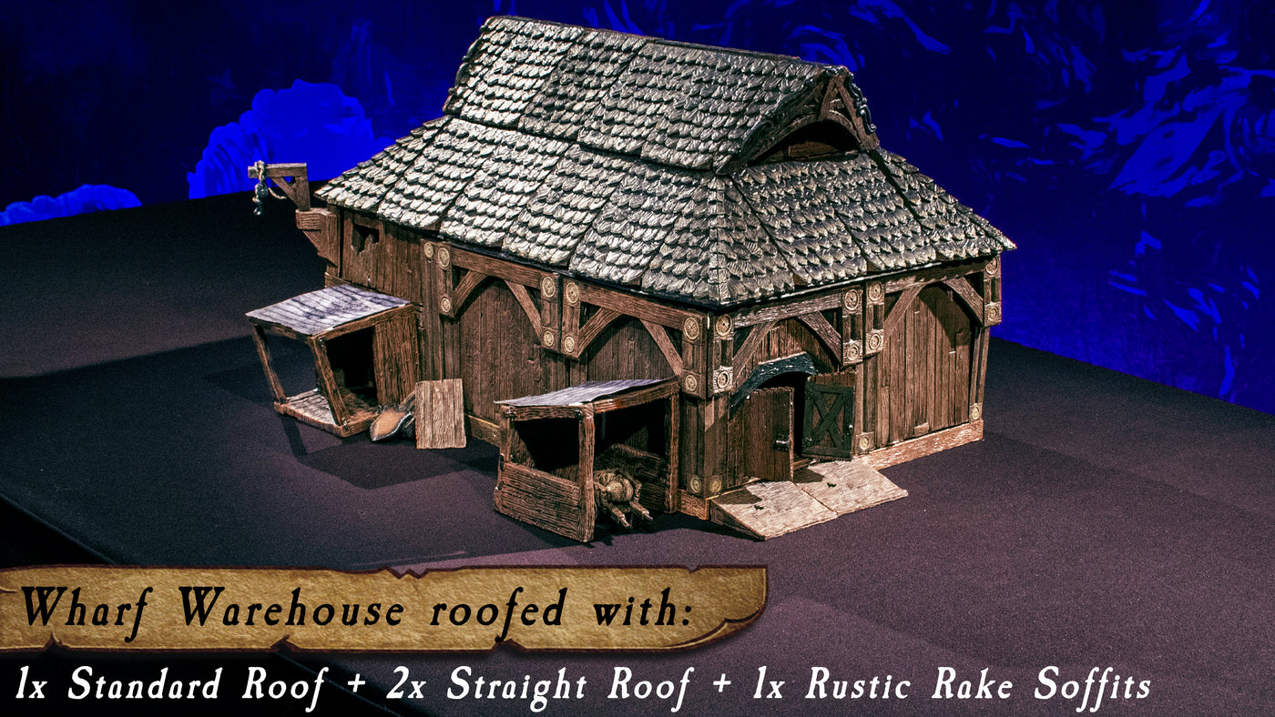 Modular Roof - Straight Roof - Green (Unpainted)